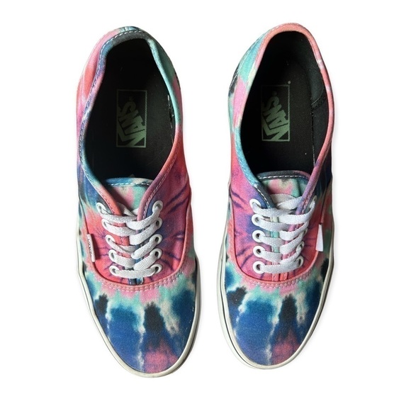 Vans Authentic Tie Dye Unisex Low Top Skate Sneakers, Women’s 9.5 Men’s 8 - Picture 4 of 7